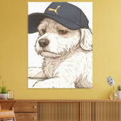 Hond Max Canvas Afdruk (Insitu (Woonkamer))