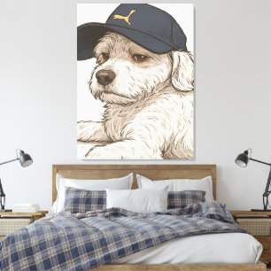 Hond Max Canvas Afdruk