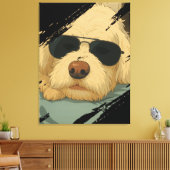 Hond Max Canvas Afdruk (Insitu (Woonkamer))