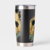 Hond Max Geïsoleerde Tumbler Drinkbeker (Links)