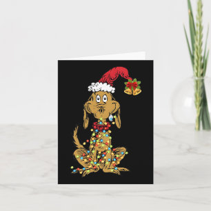 Hond Max Kerst Grappig Kerstcadeau  Kaart
