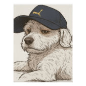 Hond Max Perfect Poster (Voorkant)