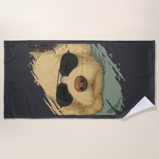 Hond Max Strandlaken (Voorkant)