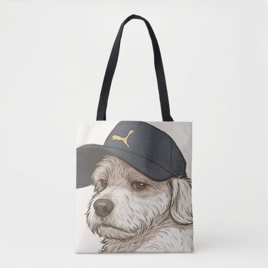 Hond Max Tote Bag (Voorkant)
