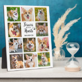 Hond Memorial Forever in ons hart Foto Collage Fotoplaat (Zijkant)