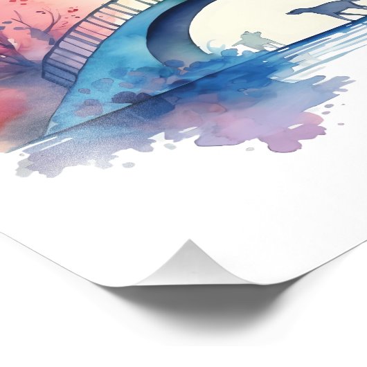 Hond Memorial Gift Pet Loss Sympathie Gedicht Foto Afdruk (Hoek)