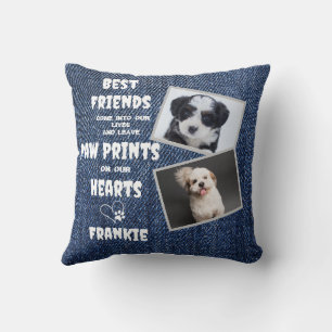 hond Memorial Pet Loss 2 Foto Kussen