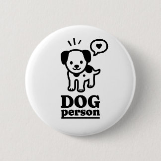 Hond Mens | Hond Liefhebber | Cadeaus! Ronde Button 5,7 Cm