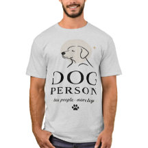 Hond Mens – Minder Mensen Meer Honden T-Shirt