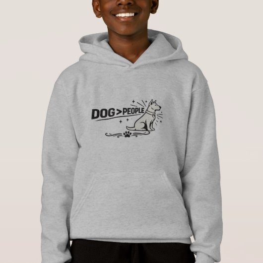 HOND > MENSEN – Grappig ontwerp voor hondenliefheb (Voorkant)