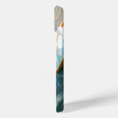 Hond met aangepaste naam die surft Case-Mate iPhone case (Achterkant / Links)