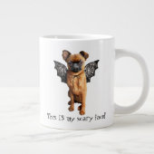 hond met bakboord grote koffiekop (Rechts)