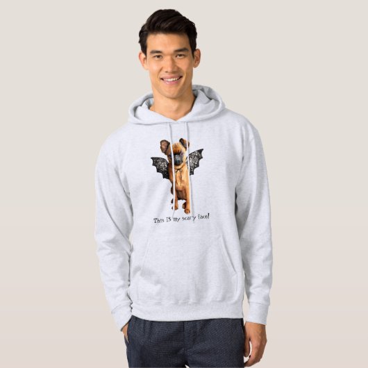 hond met bakboord hoodie (Voorkant volledig)
