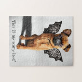 hond met bakboord legpuzzel (Horizontaal)