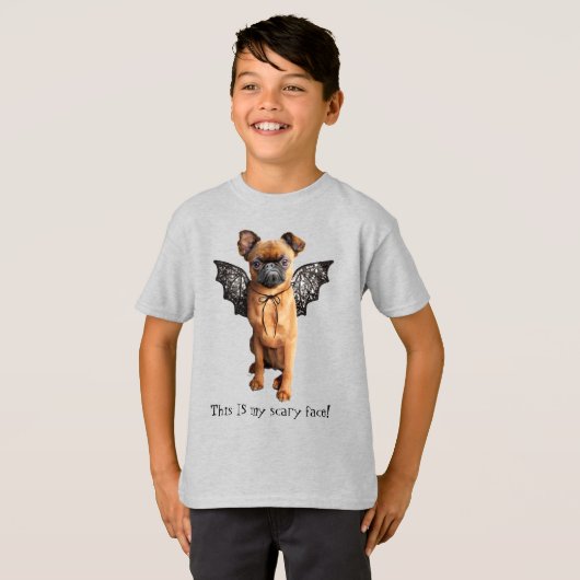 hond met bakboord t-shirt (Voorkant volledig)