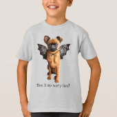 hond met bakboord t-shirt (Voorkant)
