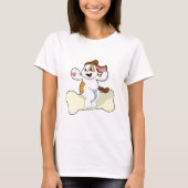 Hond met Bot T-shirt (Voorkant)