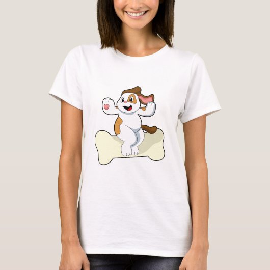 Hond met Bot T-shirt (Voorkant)
