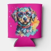 Hond met Bril Blikjeskoeler (Voorkant)