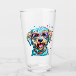 Hond met Bril Glas
