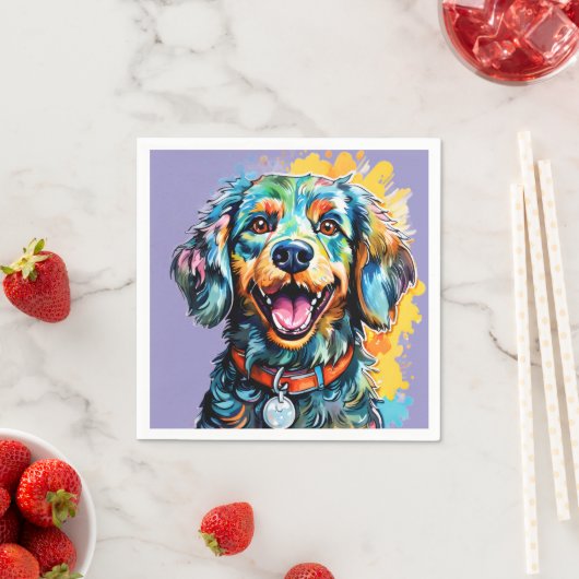 Hond met Bril Servet (Insitu)