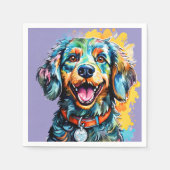 Hond met Bril Servet (Voorkant)