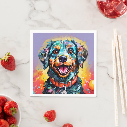 Hond met Bril Servet (Insitu)