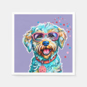 Hond met Bril Servet (Voorkant)