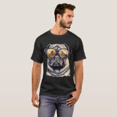 hond met bril t-shirt (Voorkant volledig)