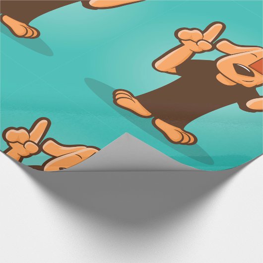 Hond met camera cadeaupapier