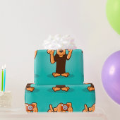 Hond met camera cadeaupapier