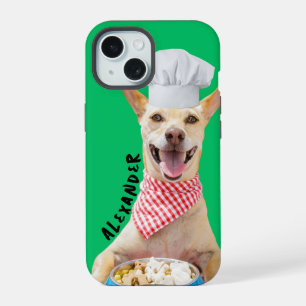 Hond met Chef Pet, Schattige Foodie Design iPhone 15 Case