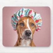 Hond met douche Pet Muismat (Voorkant)