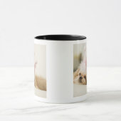 Hond met een kroon mok (Midden)