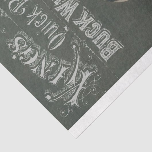 hond met ephemera-debetpapier tissuepapier (Detail)