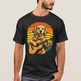 Hond Met Gitaar T-shirt