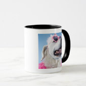 Hond met hartvormige klassen en tu-tu mok (Voorkant rechts)