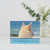 Hond met Inspirerend boodschap Briefkaart (Staand voorkant)