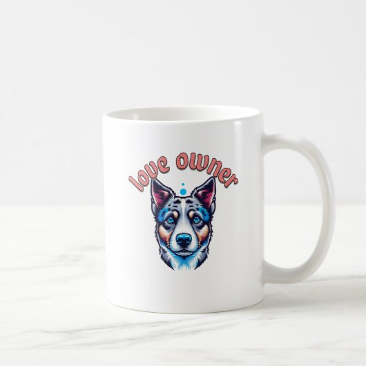 Hond met liefde eigenaar koffiemok (Rechts)