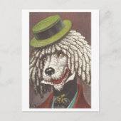  hond met Pet Briefkaart (Voorkant)