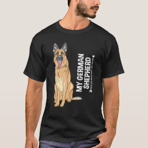 Hond met schuine kop Duitse Herdersmoeder 2 T-shirt