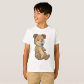 Hond met Snoepjes Lolly T-shirt (Voorkant volledig)