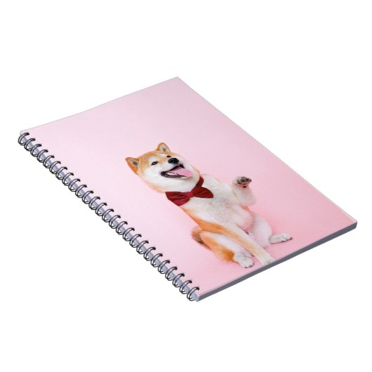 Hond Met Strik Notitieboek (Rechterzijde)