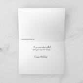 Hond met tennisbal Verjaardag Kaart (Binnen)