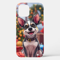 Hond met vrolijk tekenfilm-uiterlijk Hond blijdsch