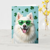 Hond Met Zonnebril Lach Kaart (Gele Bloem)
