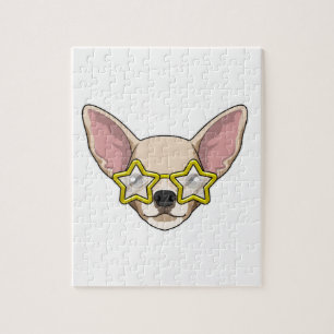 hond met zonnebril legpuzzel