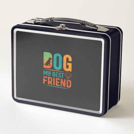Hond Mijn Beste Vriend Retro Design (Voorkant)