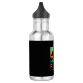 Hond Mijn Beste Vriend Retro Design Waterfles (Links)
