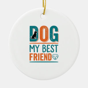 Hond Mijn Beste Vriend Vintage Hond Liefhebber Shi Keramisch Ornament